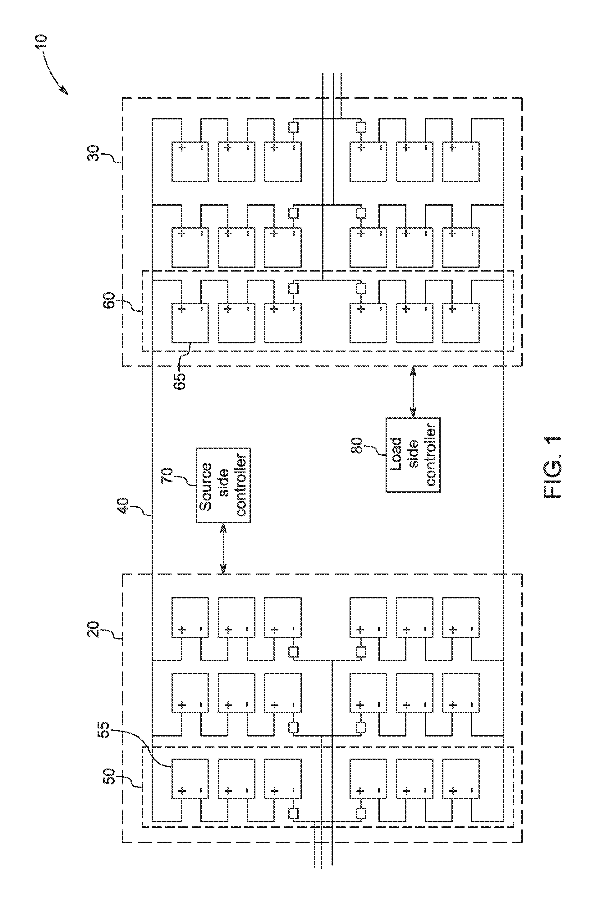 Modular multi-level power conversion system with DC fault current limiting capability