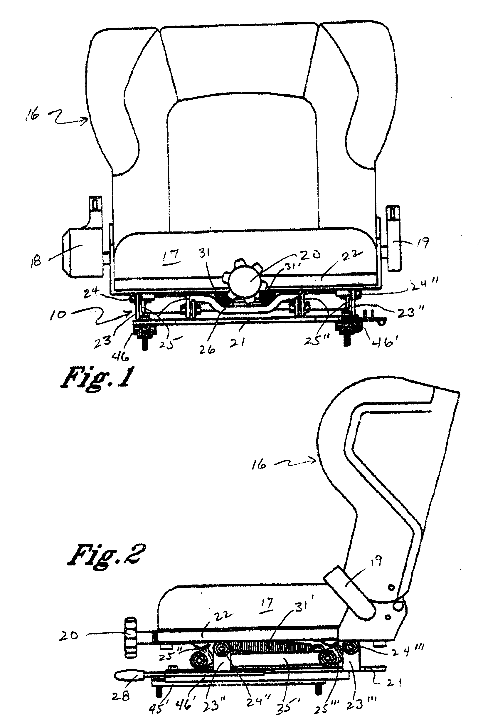 Bellcrank seat suspension apparatus