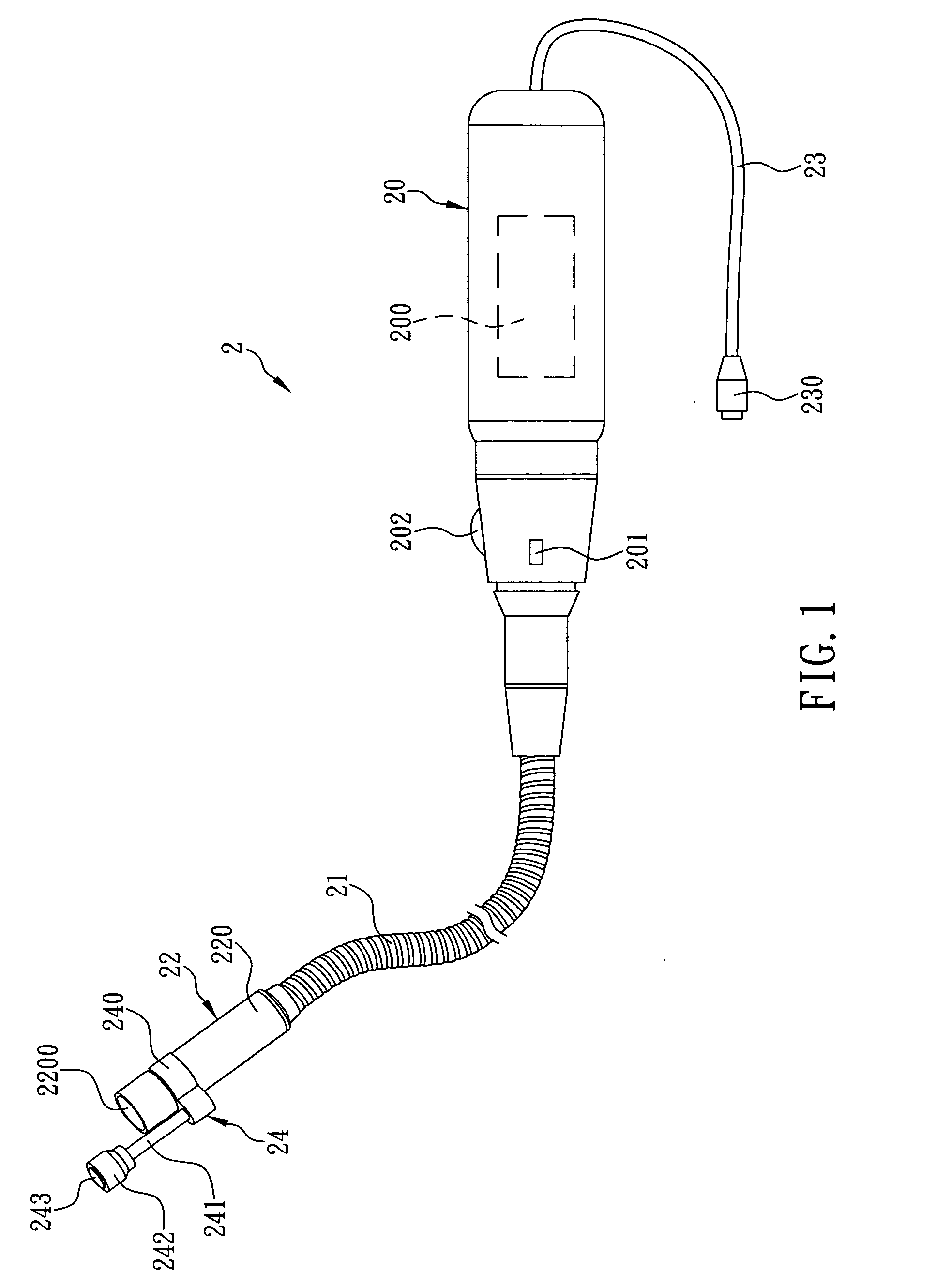 Monitoring device having waterproof structure