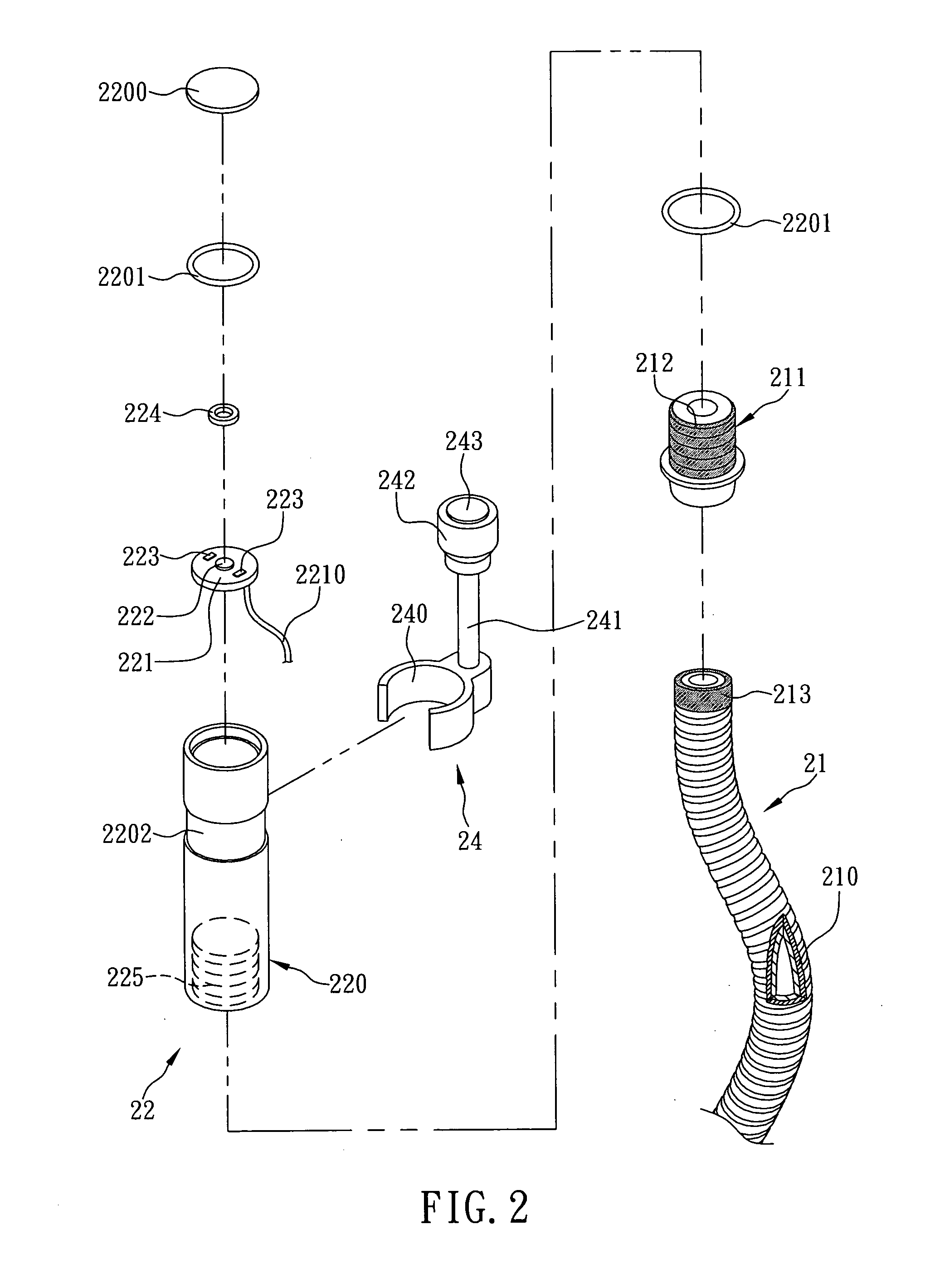 Monitoring device having waterproof structure