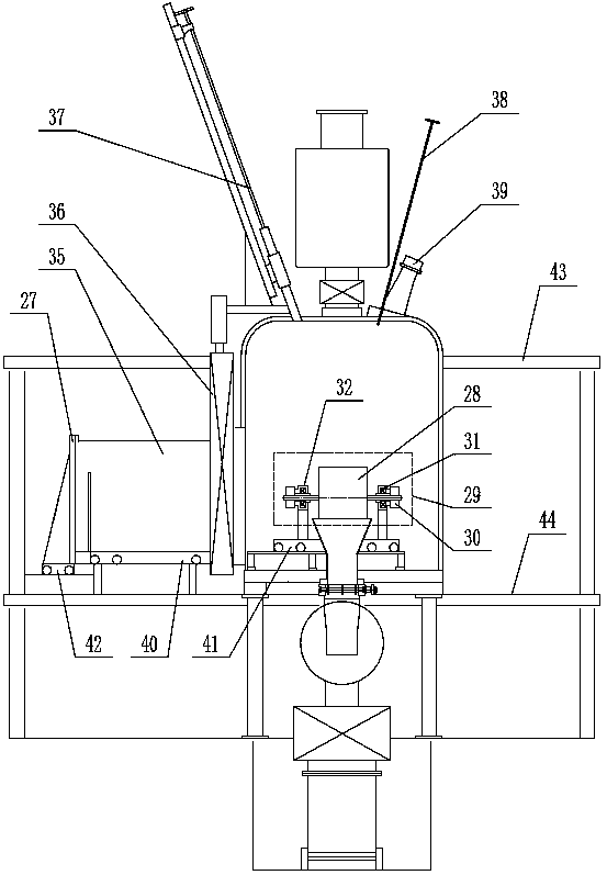 A kind of vacuum smelting quick-setting equipment and manufacturing method of quick-setting alloy