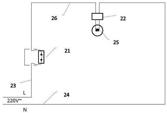 Method for controlling intelligent switch through single live wire