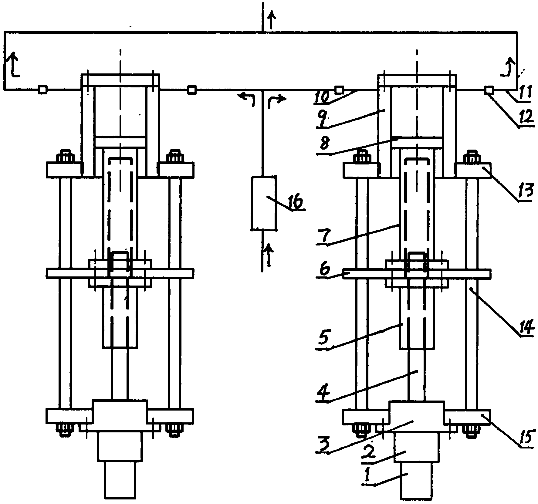 All-electric dual-cylinder linkage injection unit