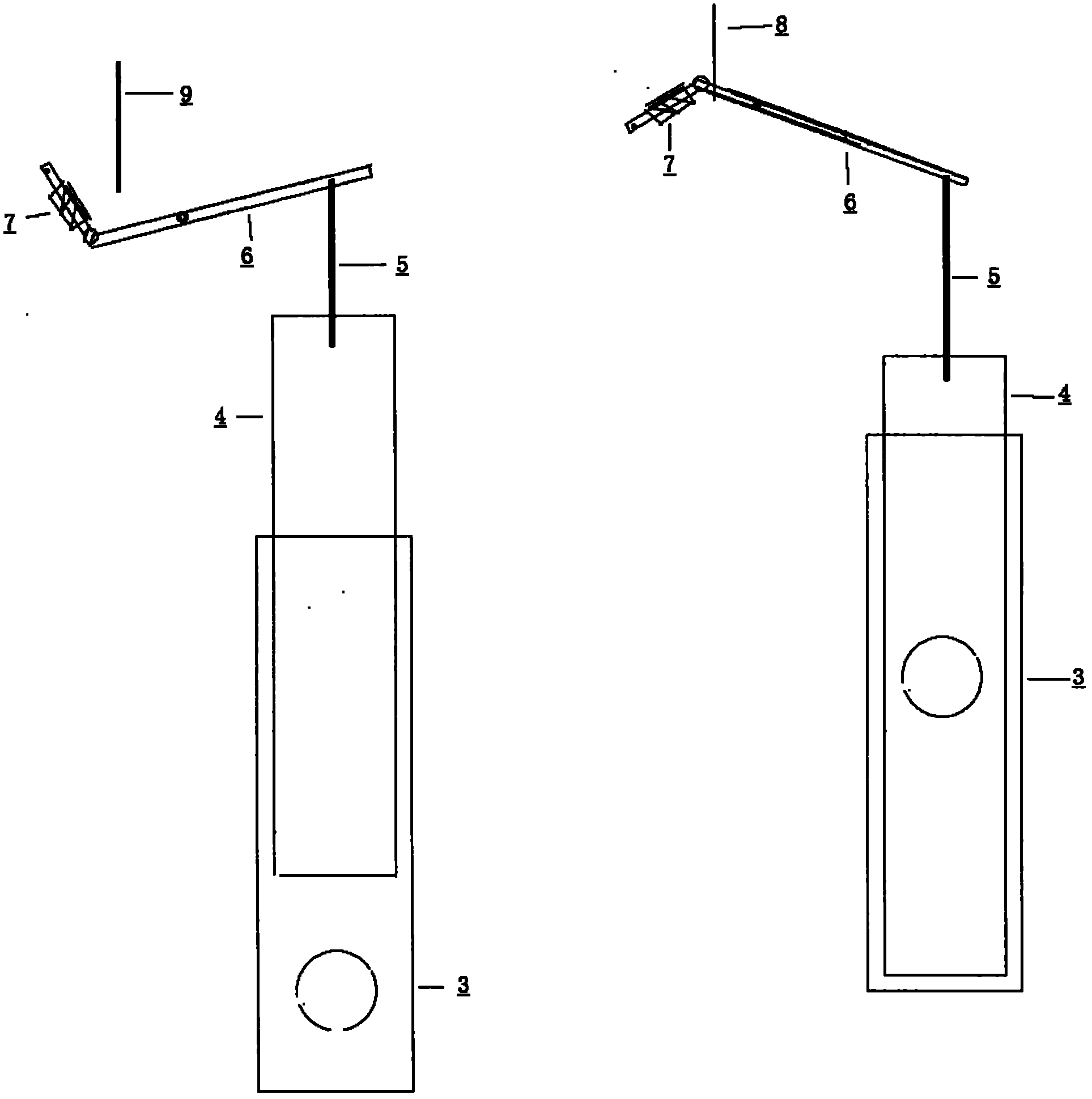 Fluid pressure converted energy intermittent collection cylinder