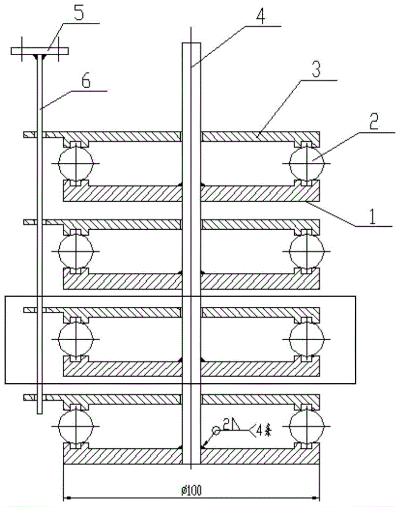 Device for ball surface coating