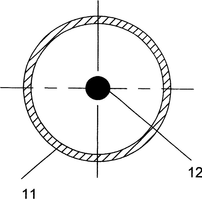 Closed photocatalyst carrier structure and its pollutant treatment system