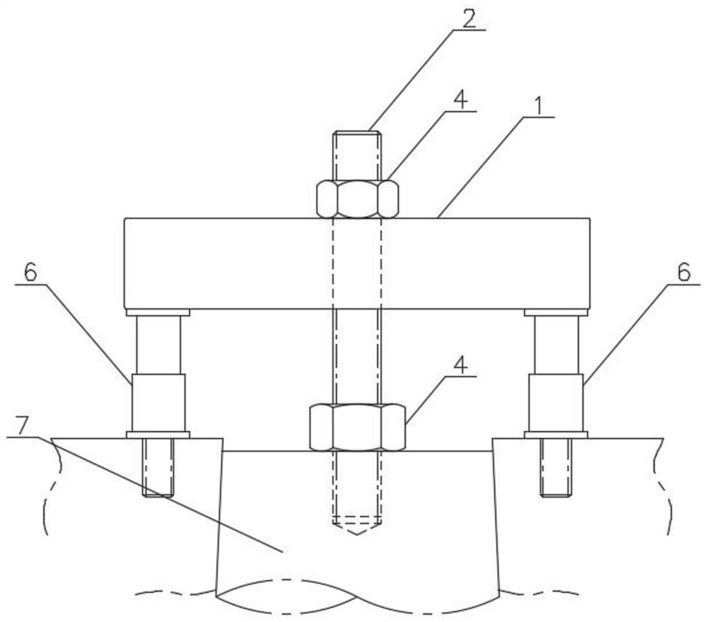 Mounting and dismounting structure of ship rudderstock and mounting and dismounting methods of ship rudderstock