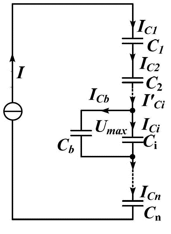 Novel dynamic voltage sharing device for serially connected super capacitor bank