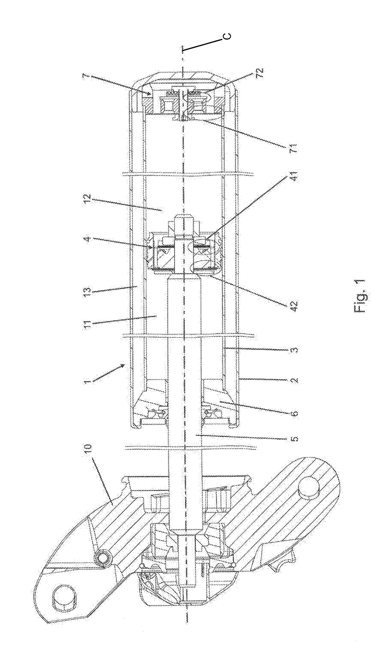 Twin-Tube Hydraulic Damper With A Vibration Suppressing Device