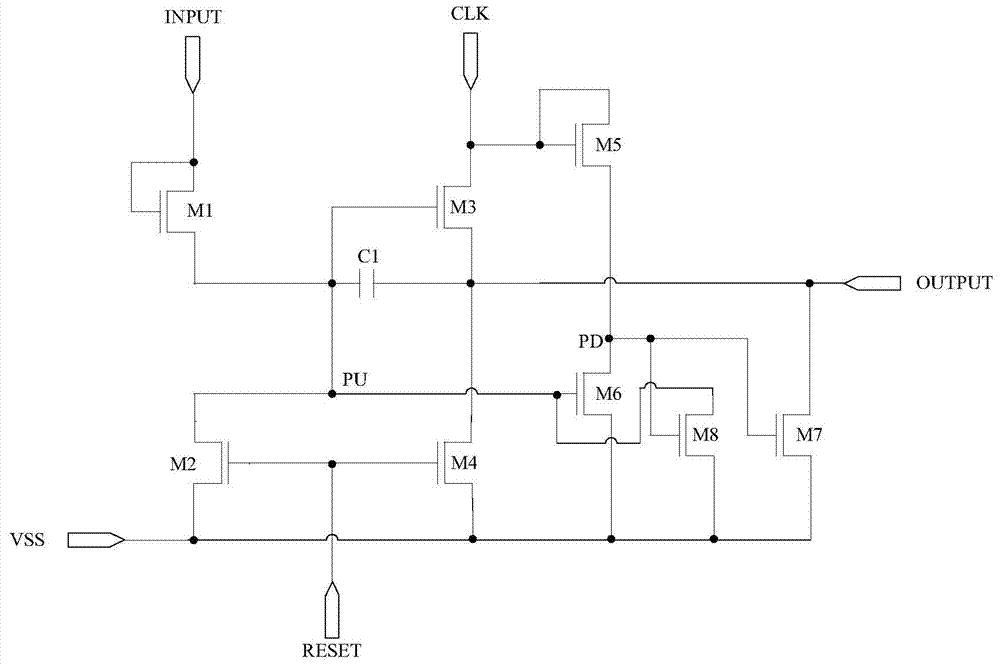 Shifting register and display device