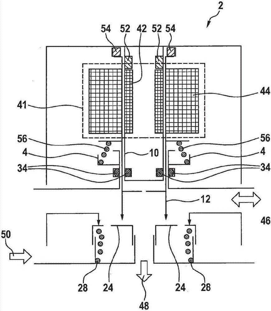 Valve device for a compressed-air system, pressure control module having such a valve device, and motor vehicle equipped therewith
