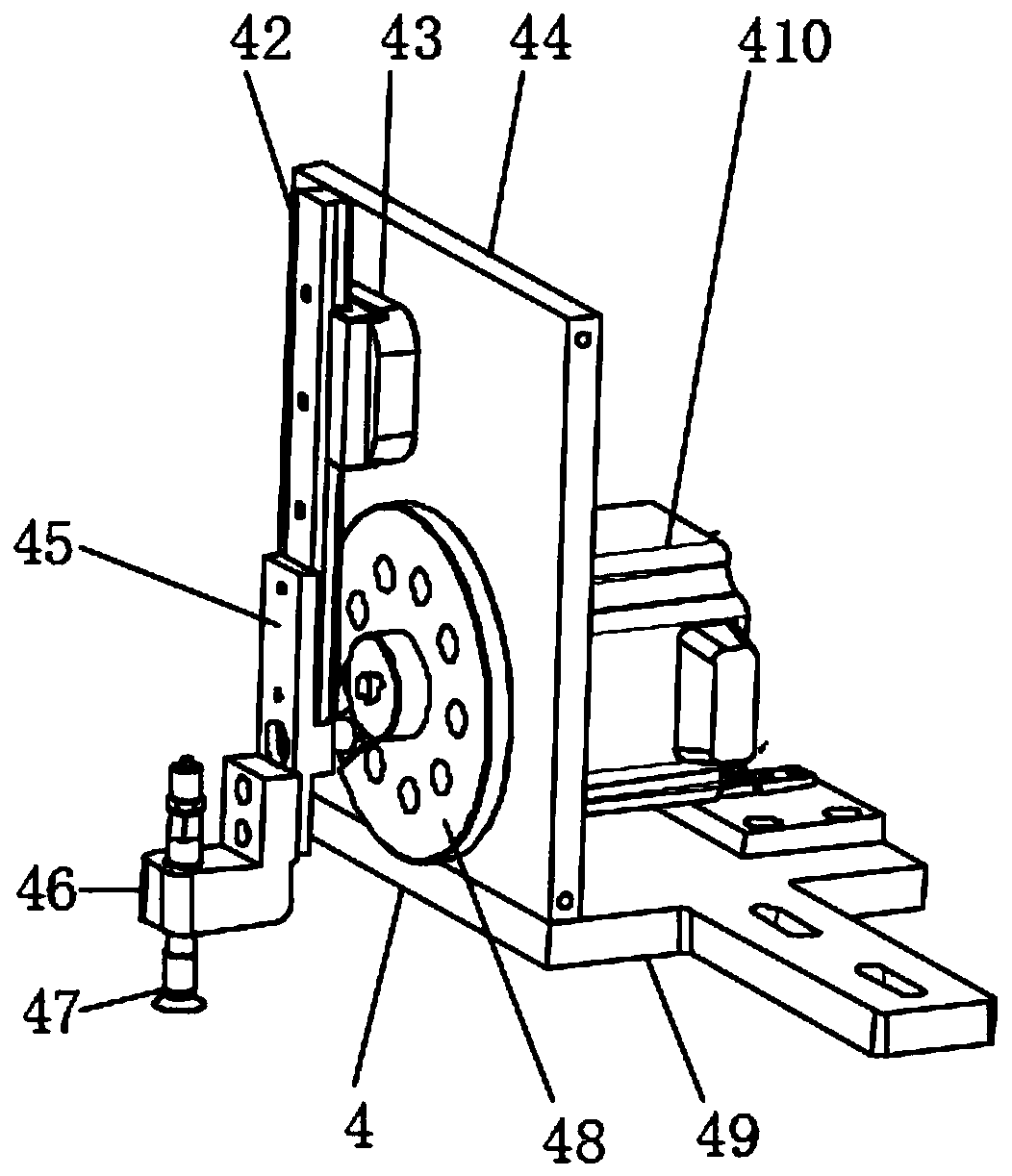 Full-automatic vacuum packaging device for SMD elements