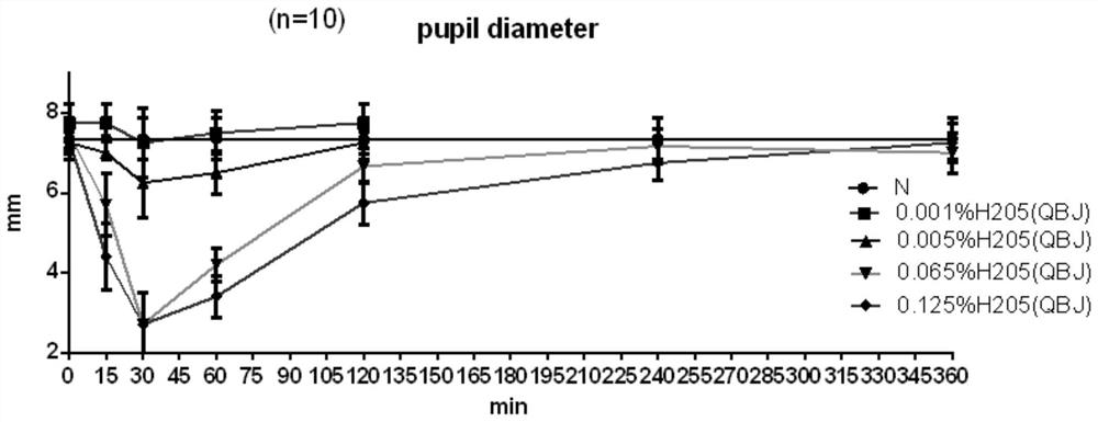 Huperzine A water-soluble eye drops containing cyclodextrin or cyclodextrin derivatives, and preparation method and application of huperzine A water-soluble eye drops