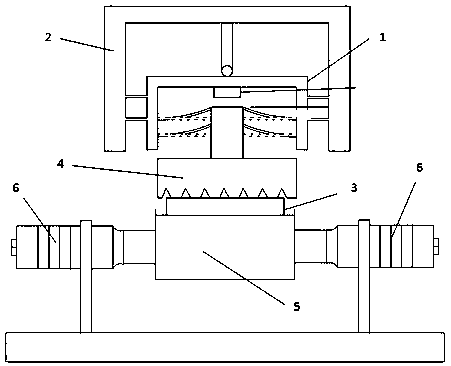 Ultrasonic friction imprinting method and device for polymer device