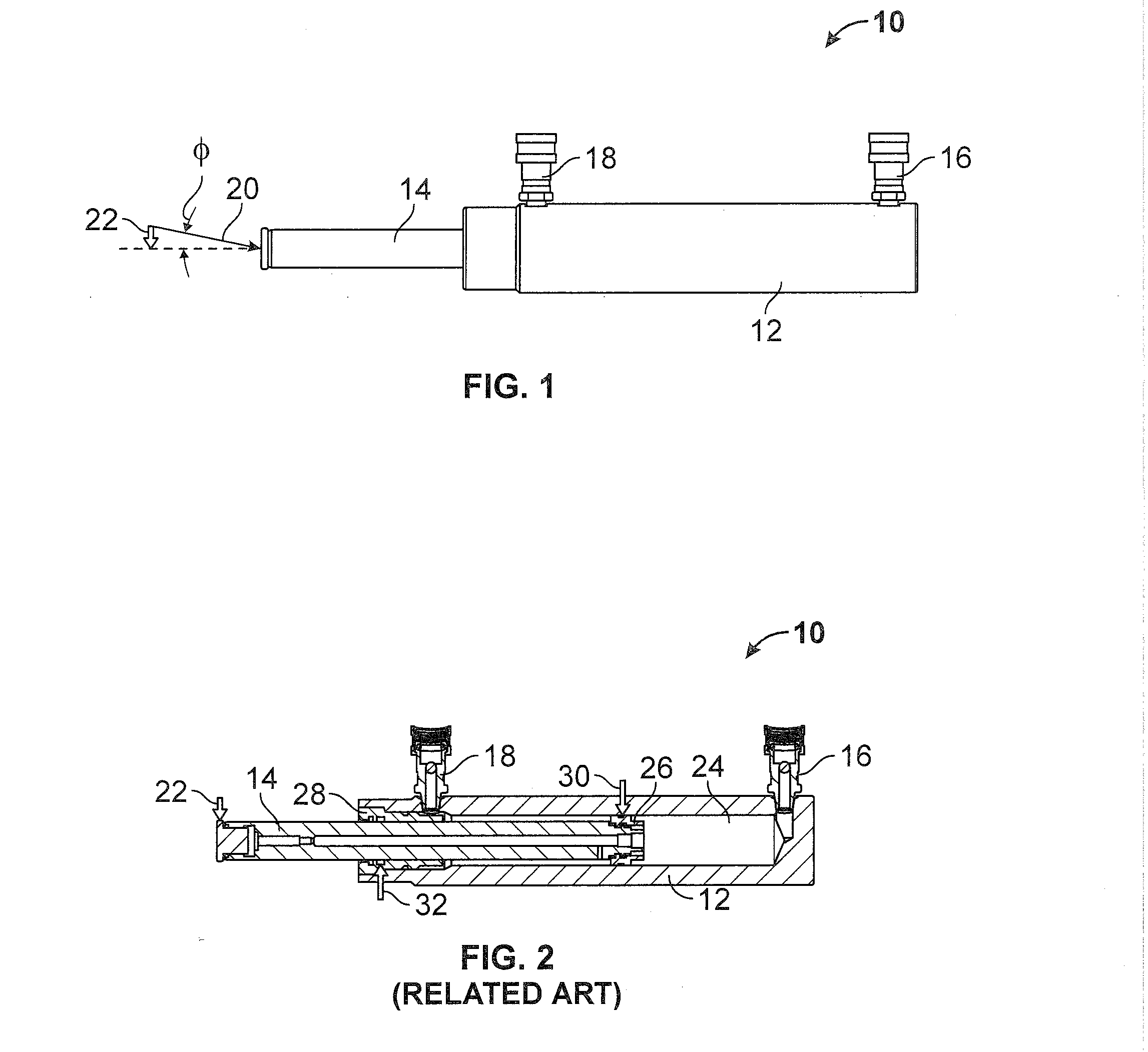 Self aligning cylinder piston and rod bearing and method of manufacture thereof