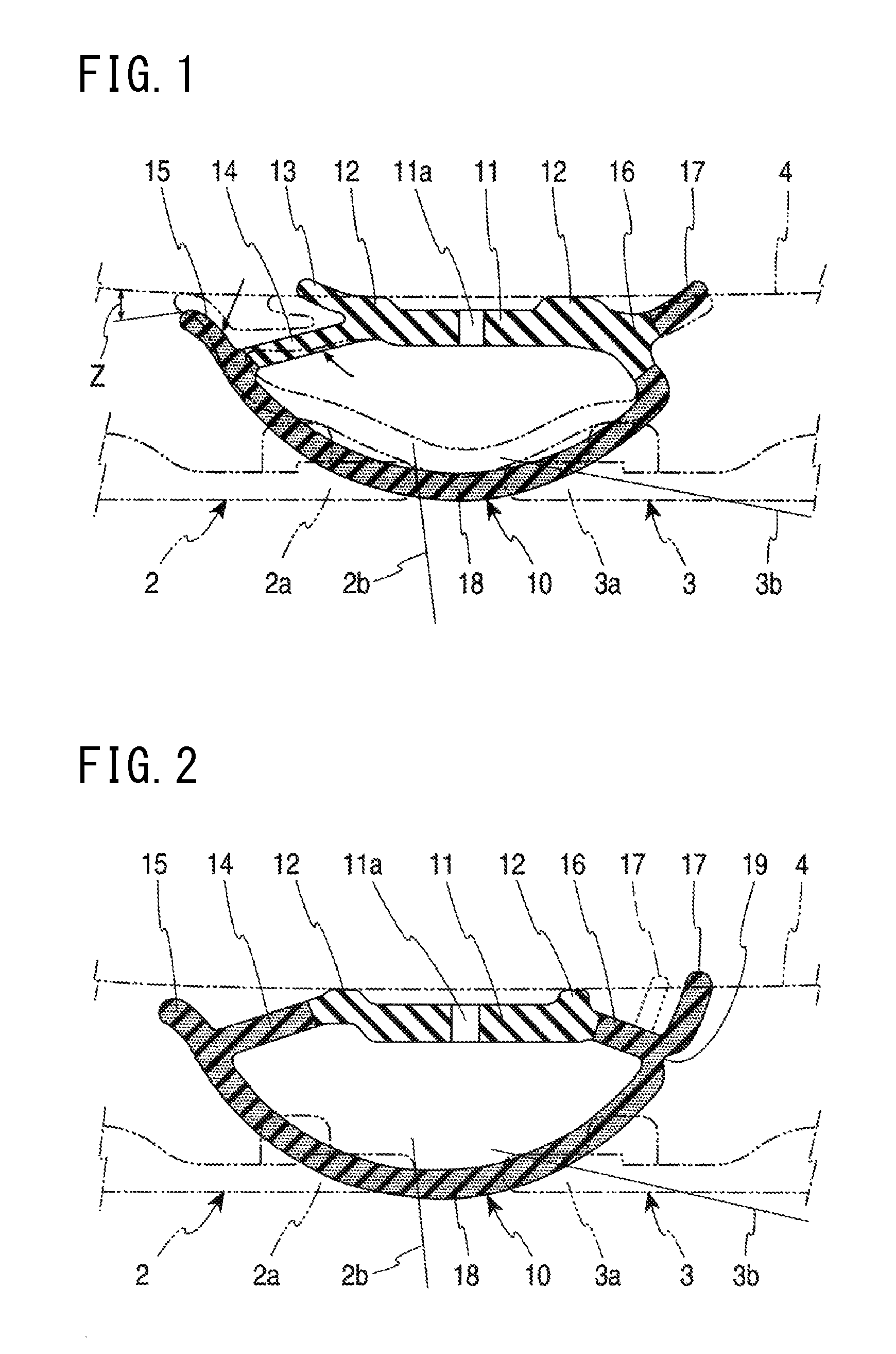 Center pillar weather strip