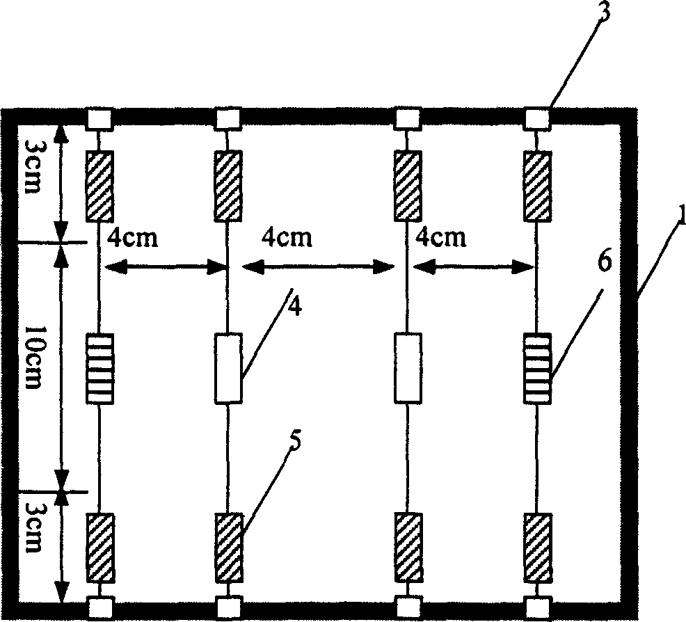 Non-linear hot wire structure used for preparing large area uniform thin film