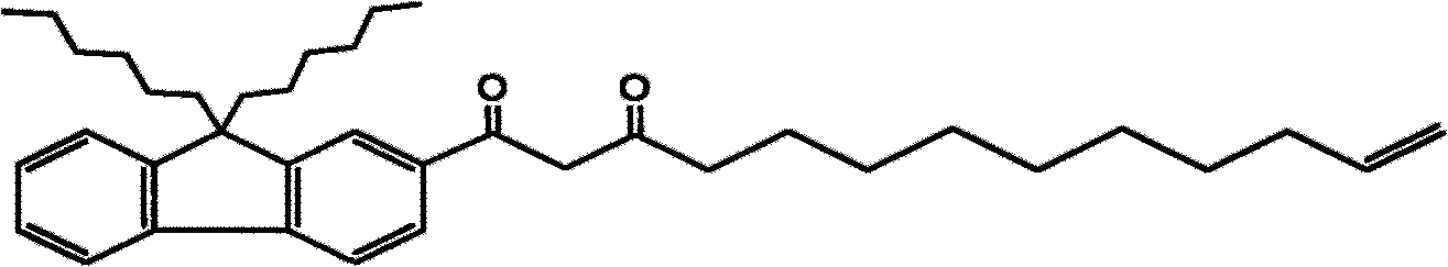 Beta-dione compounds with terminal vinyl group