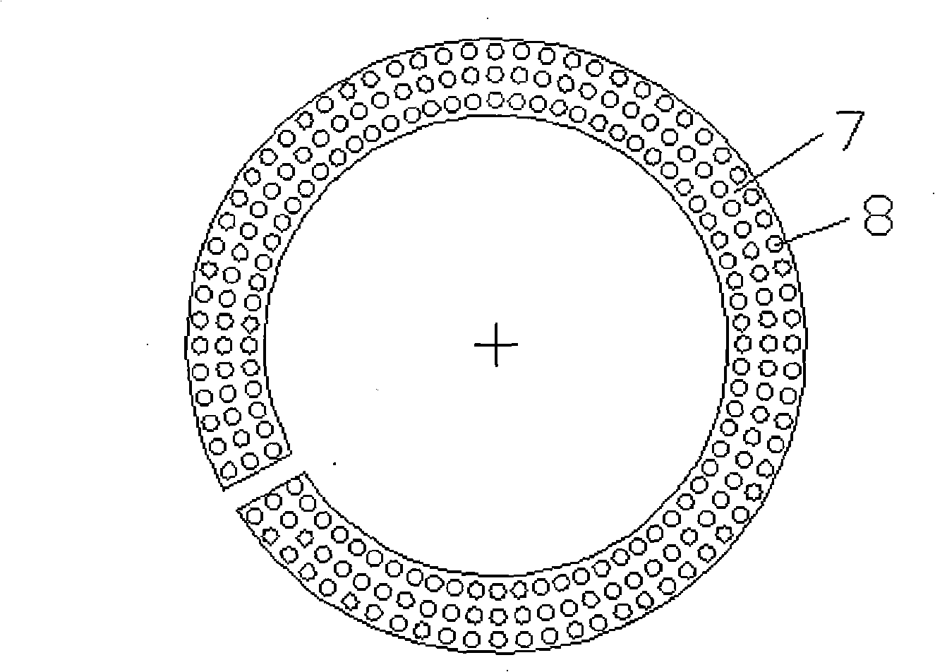 Laser surface modelling engine piston ring and preparation method thereof