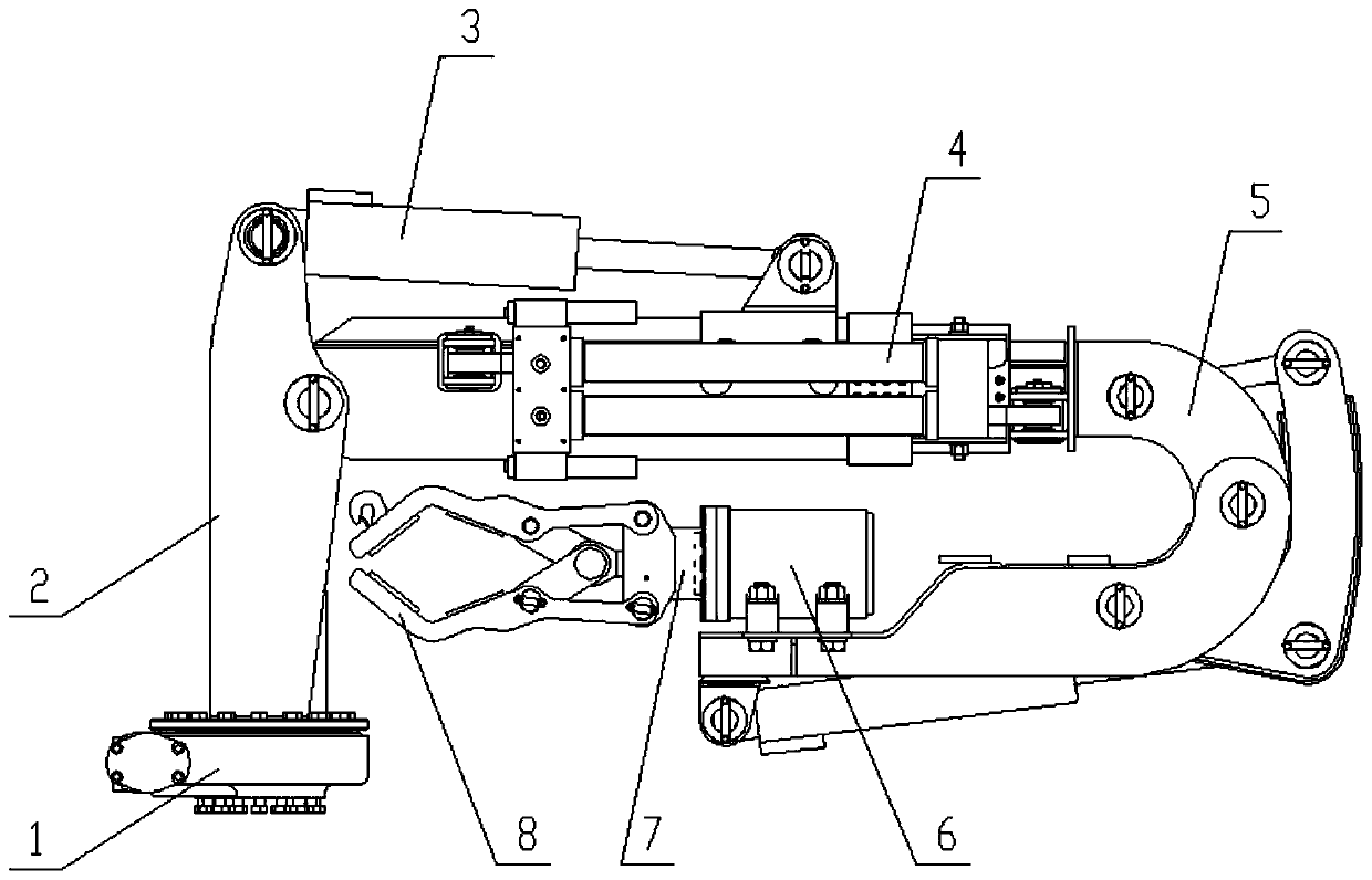 A multi-degree-of-freedom robotic arm