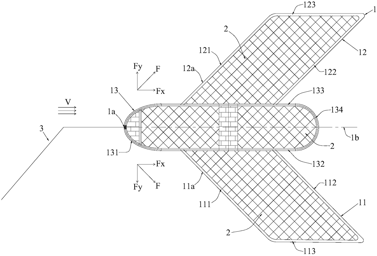 Double-wing deep-water net cage suitable for single point mooring