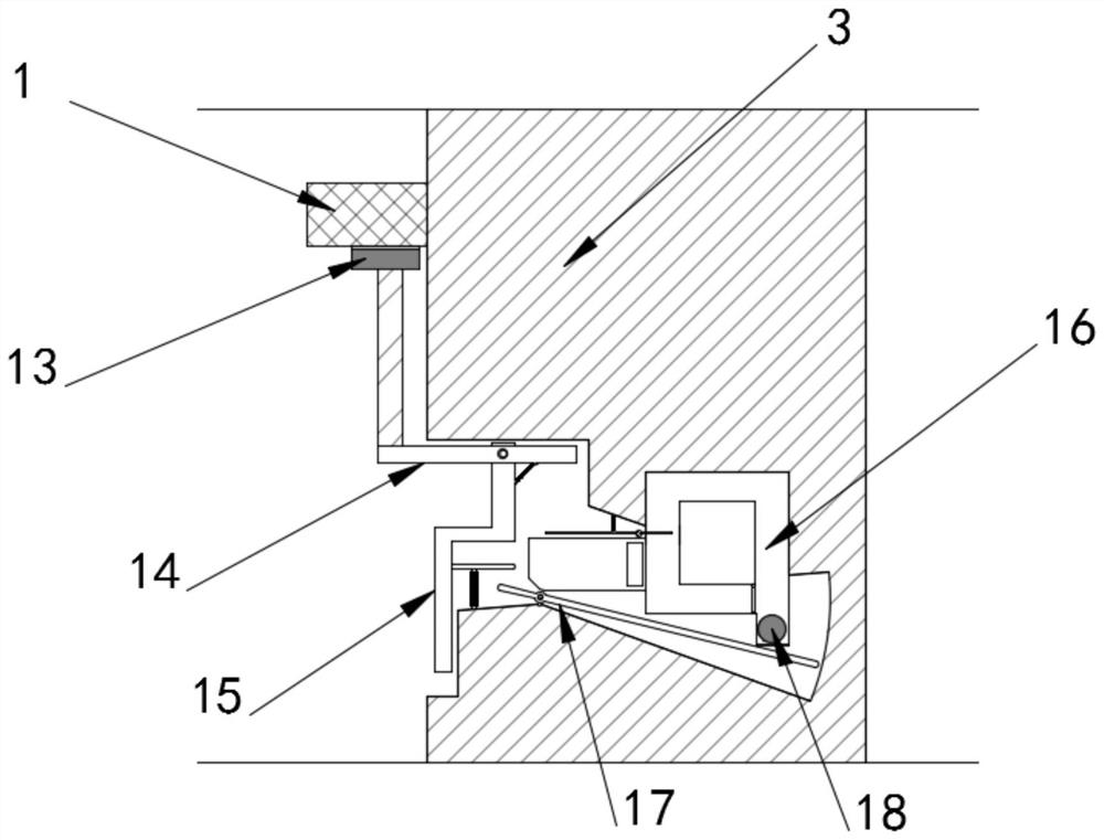 Accumulated water discharging equipment capable of avoiding sludge blockage for building foundation pit