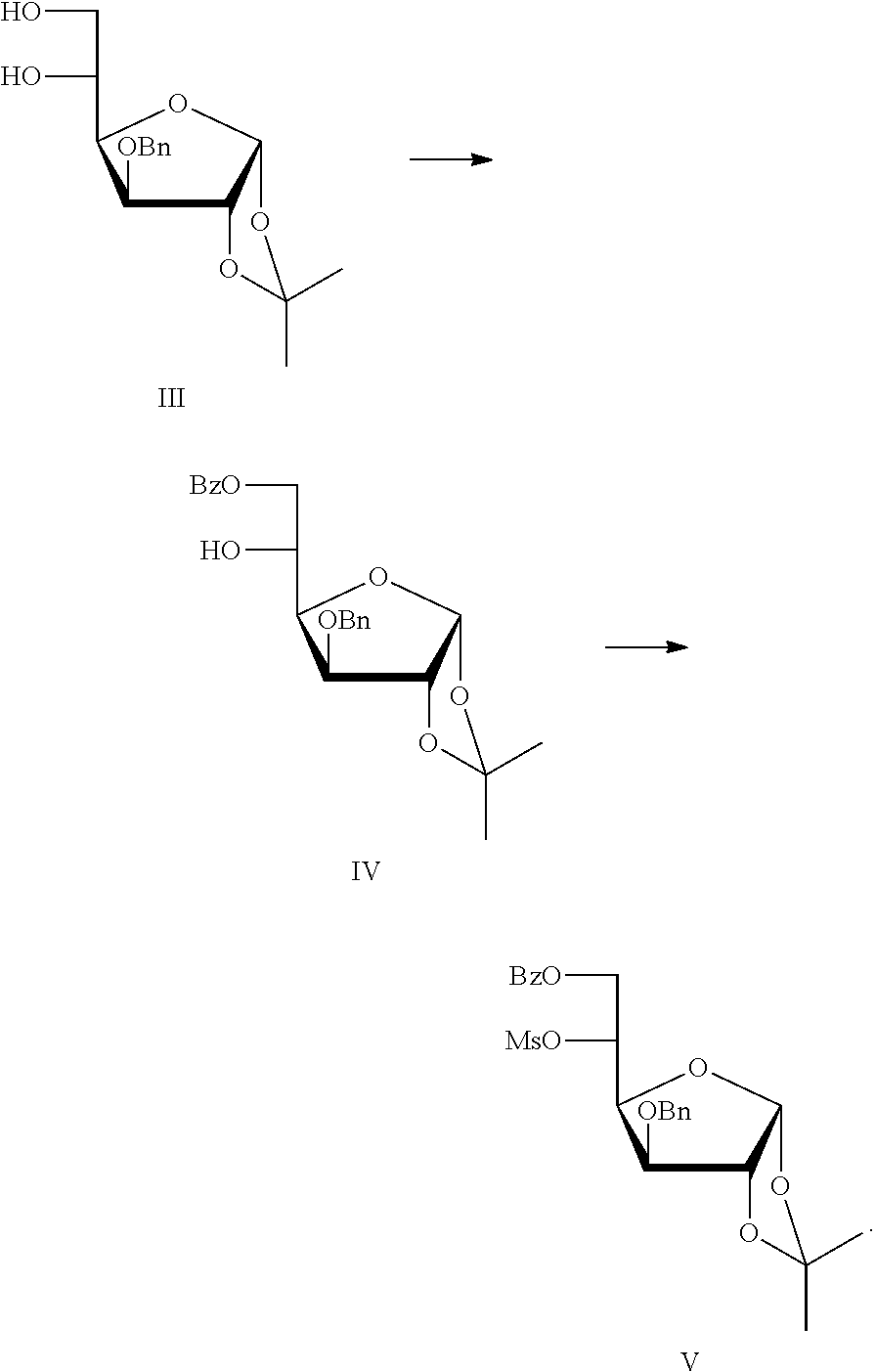 Method for preparing 3-o-benzyl-1,2-o-isopropylidene-a-l-furan idose