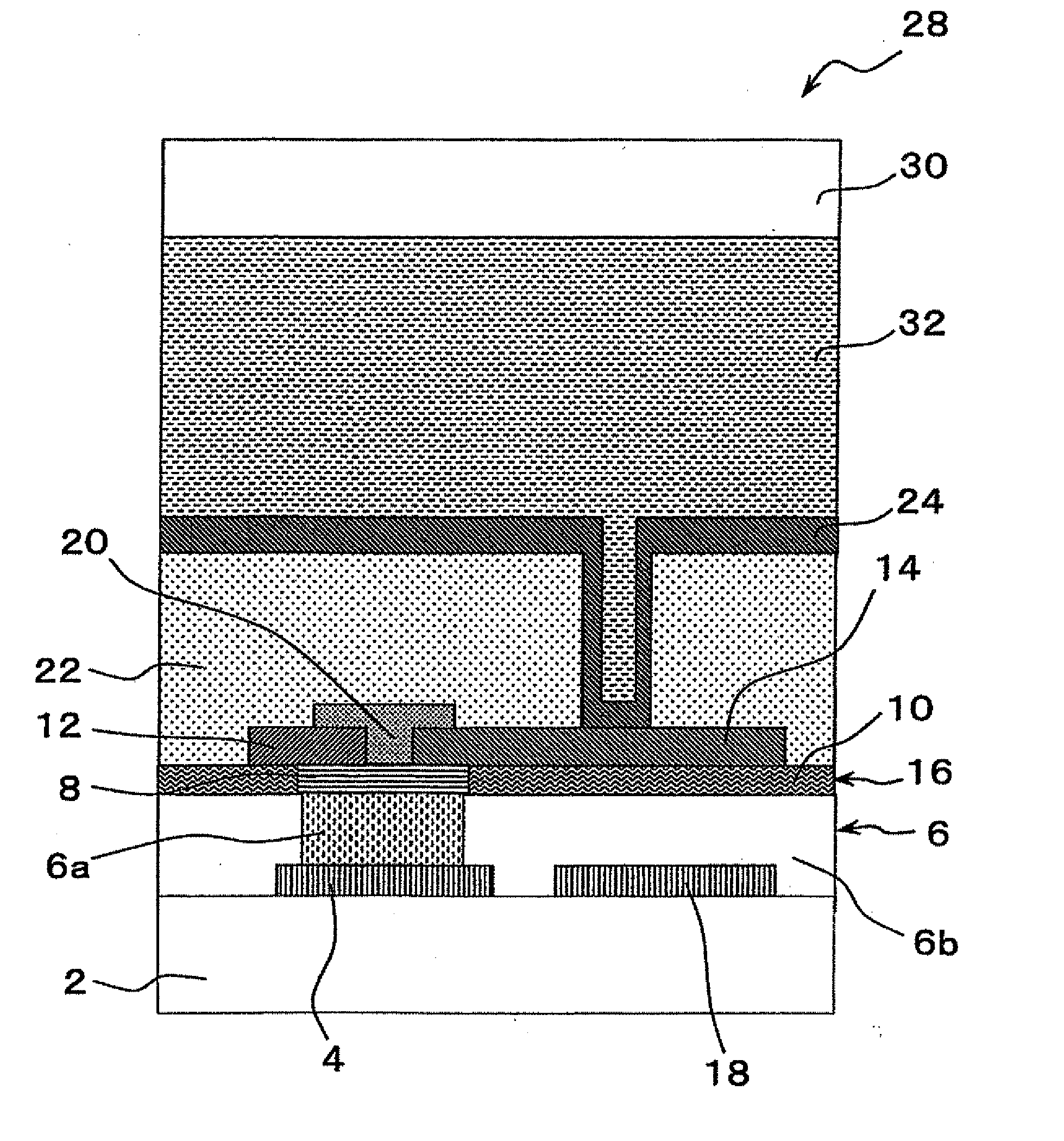 Thin film transistor, method of manufacturing the same, and image display device equipped with thin film transistor