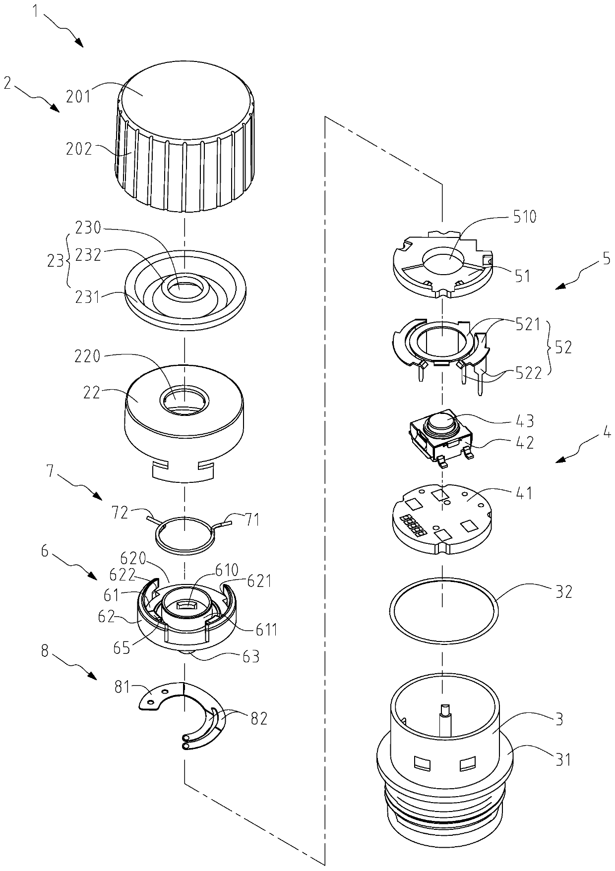 Rotary push switch