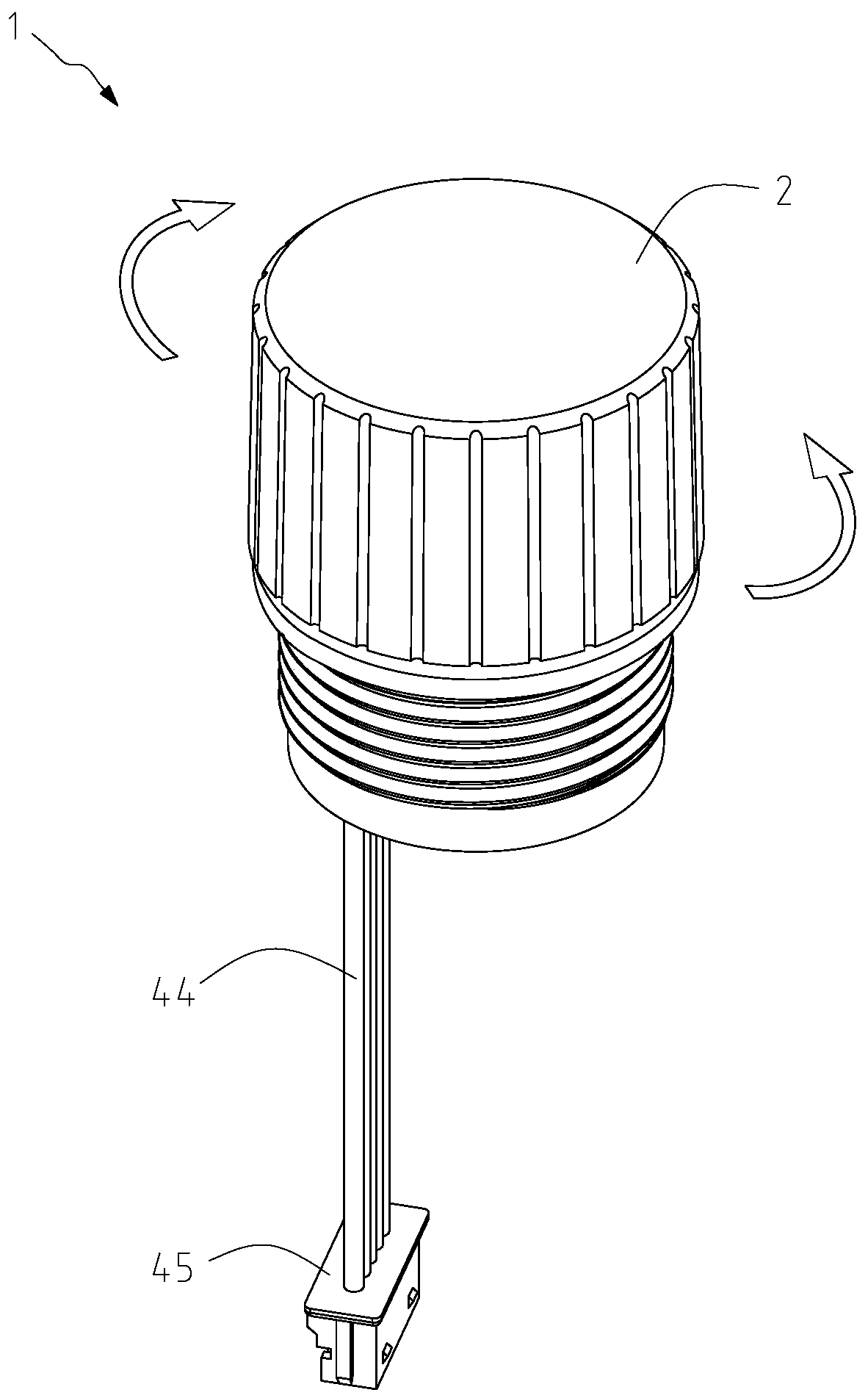 Rotary push switch