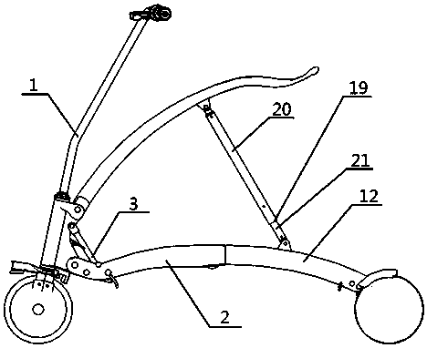 Folding transportation tool