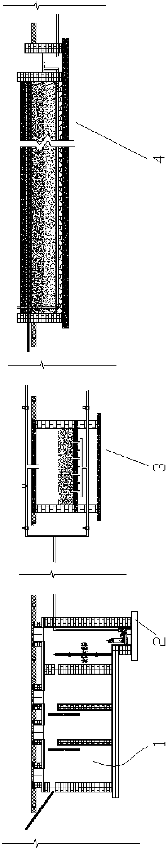 Anti-blocking medium enhanced fast percolating sewage treatment system