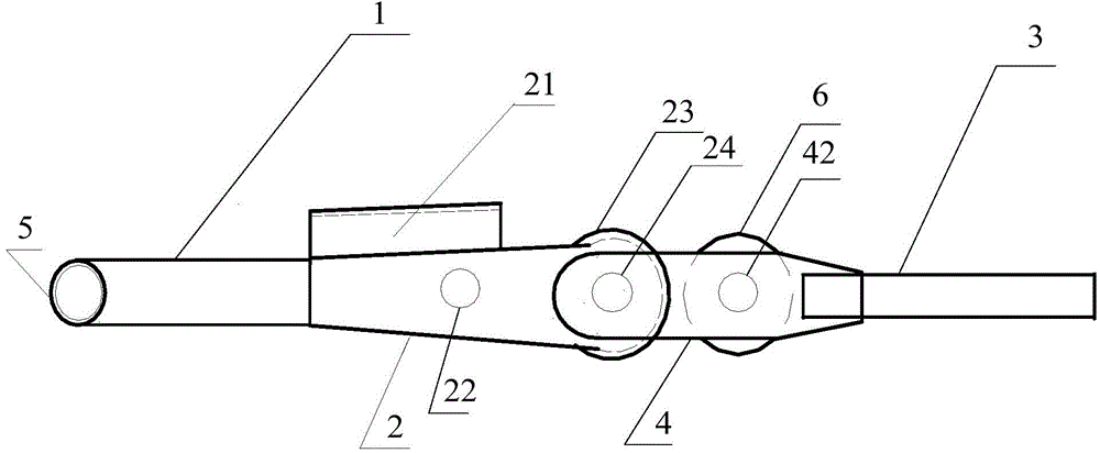 Line bending device