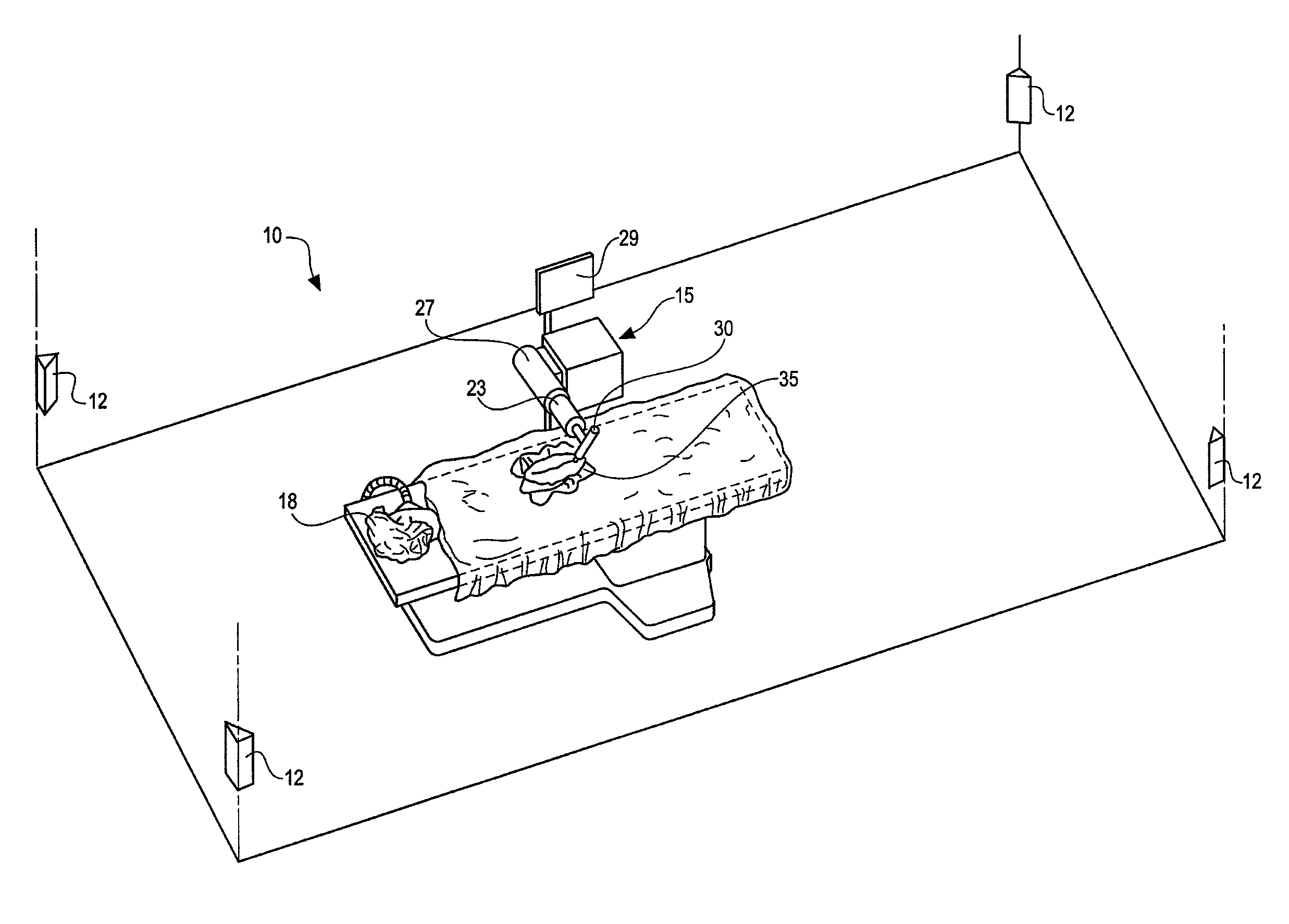 Method and system for performing invasive medical procedures using a surgical robot