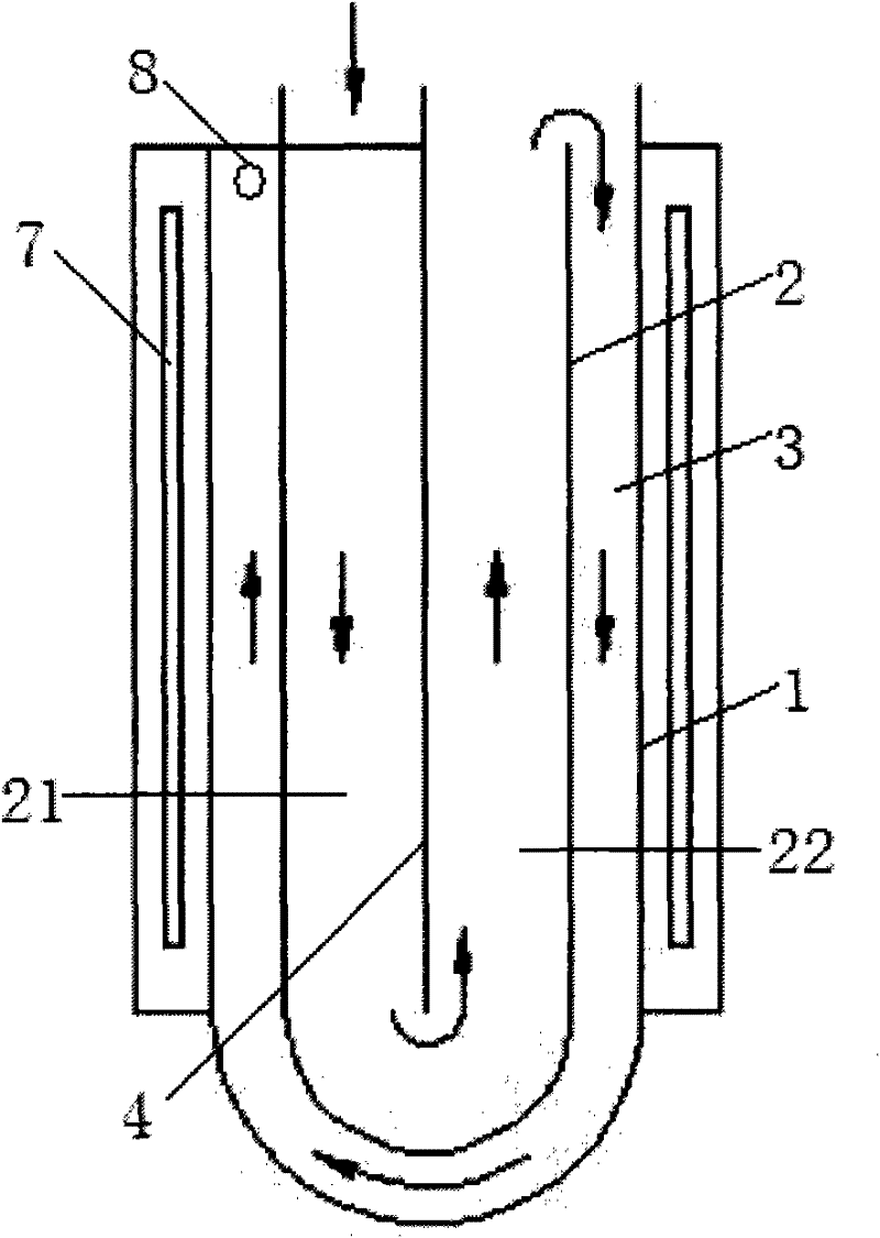 Filtering and sterilizing device