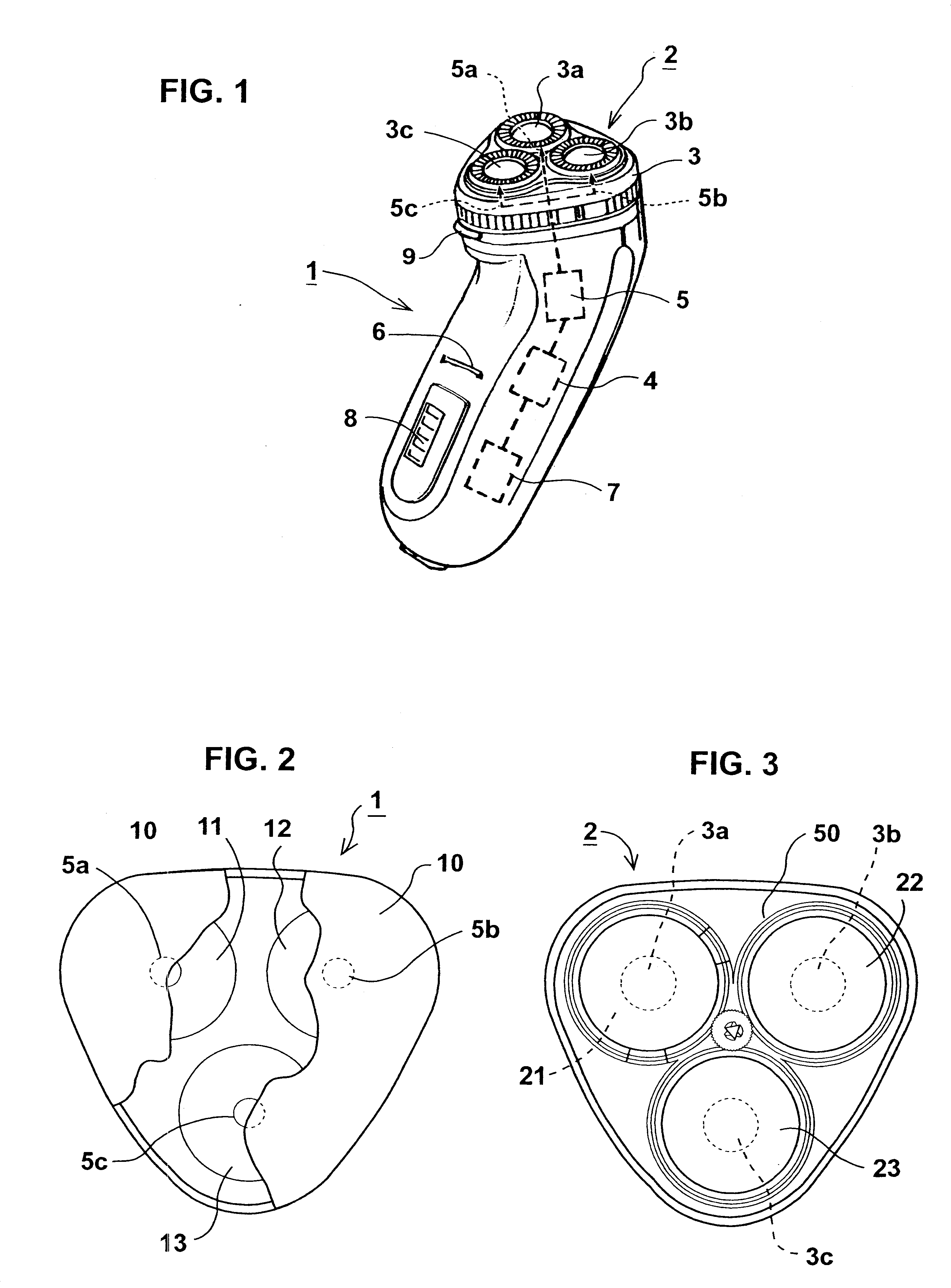 Electrical shaver and auxiliary device particularly useful therewith