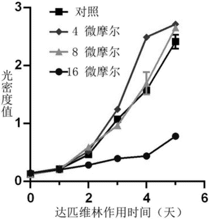 Application of dapivirine to preparation of drugs used for treating glioblastoma