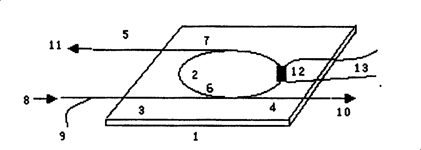 Electric tuning integrated optical filter with high-fineness