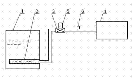 Emulsified diesel stirring device for vehicle