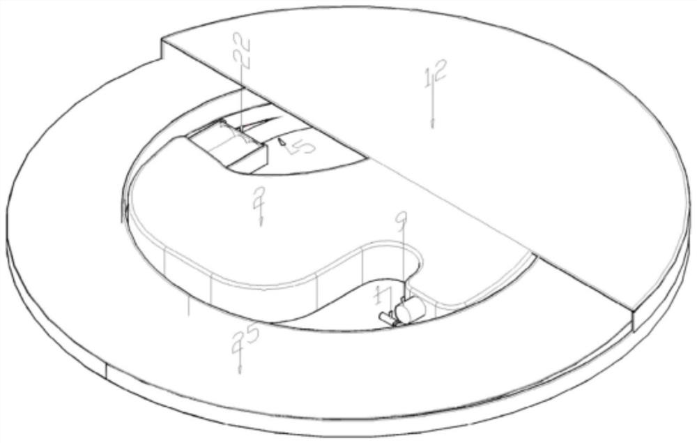 Underwater breathing device for vehicle