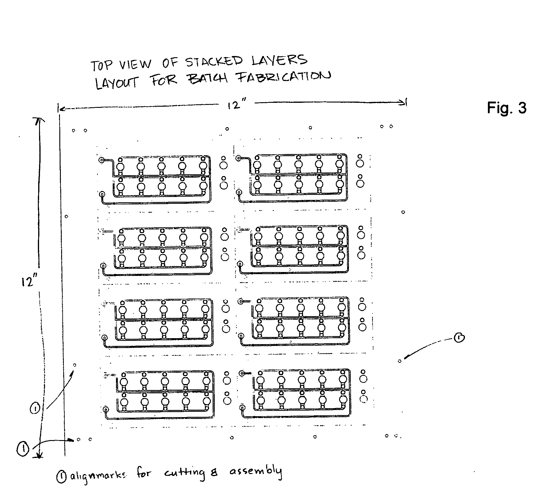 Controlled flow microfluidic device and method of fabrication