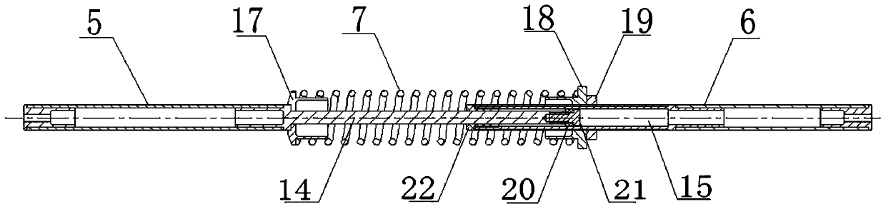 Single-coil spring double-damping suspension system with completely decoupled rigidity