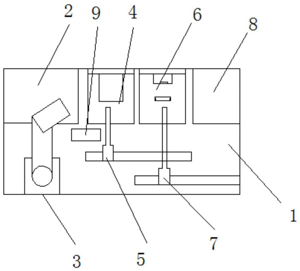 Mechanical arm combined detection equipment