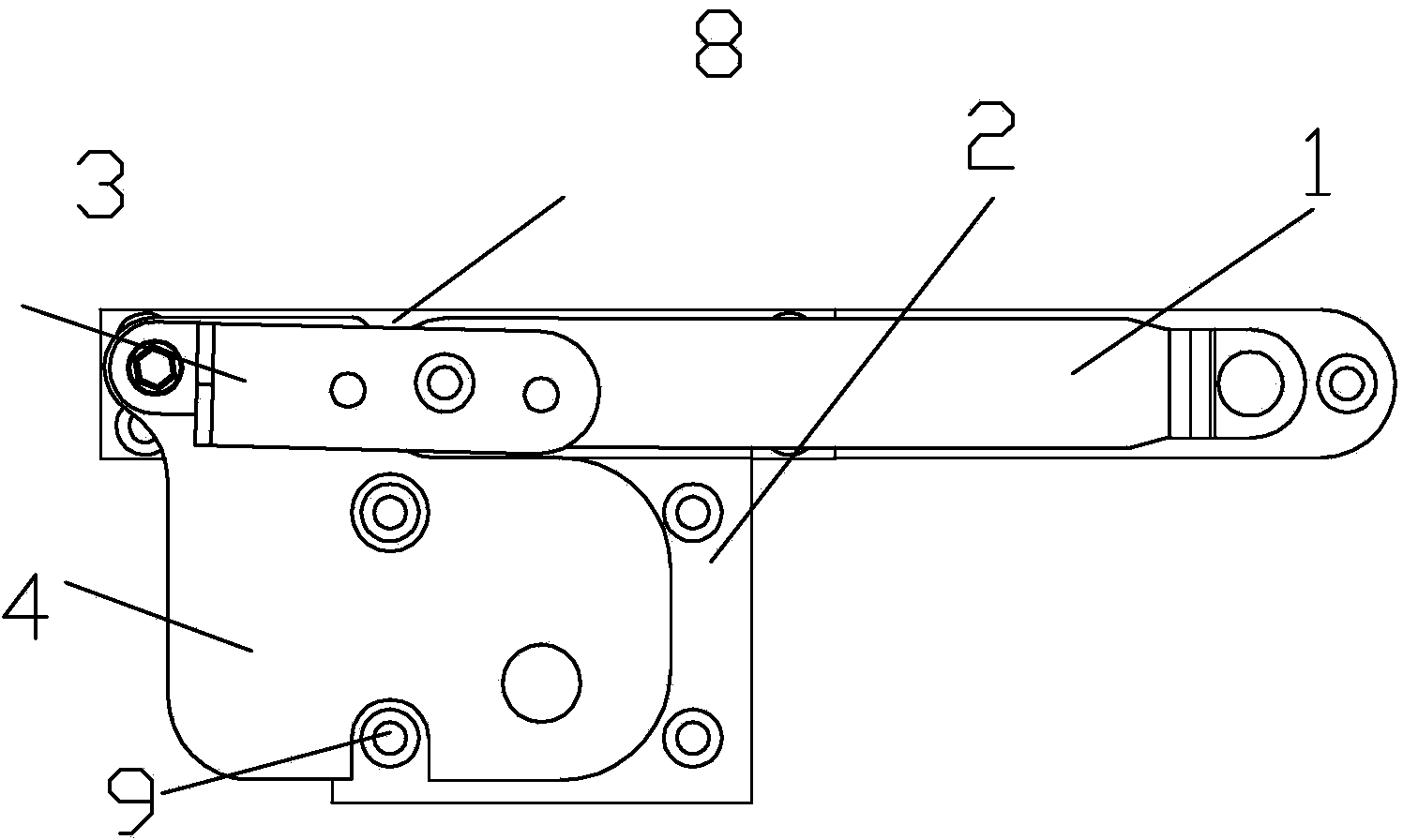 Window with hinge assemblies capable of being hidden