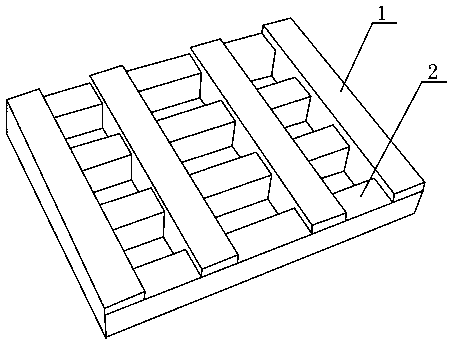 FRP composite material floating raft vibration isolation device and its processing method