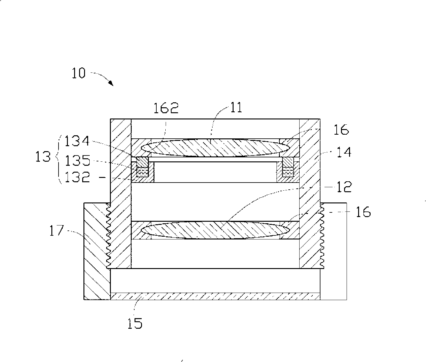 Zooming apparatus and lens module