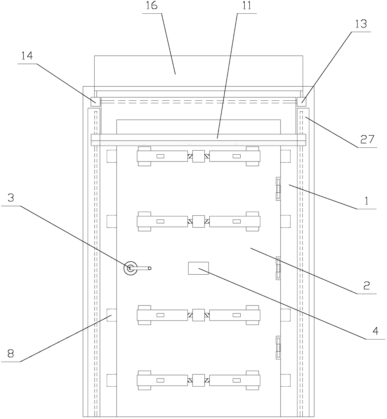 Intelligent fireproof door preventing smoke from leaking with high safety factor