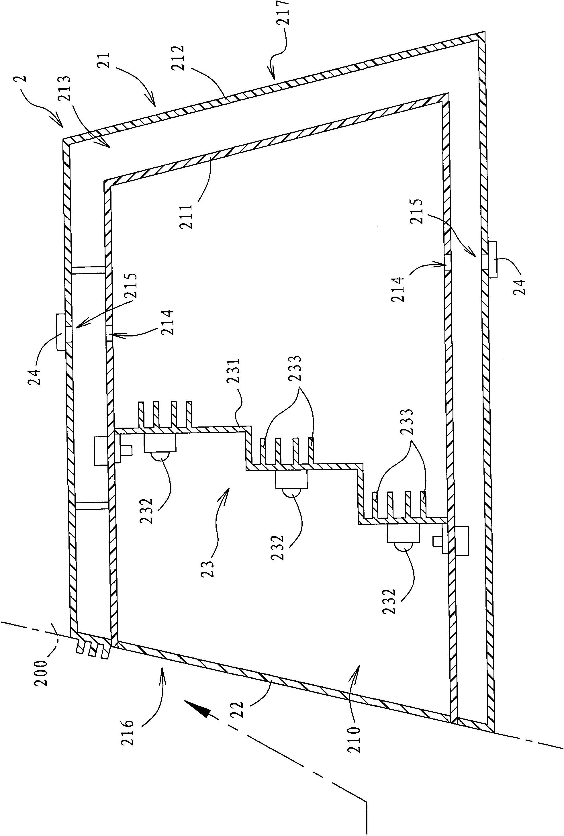 Light-emitting diode (LED) car lamp device