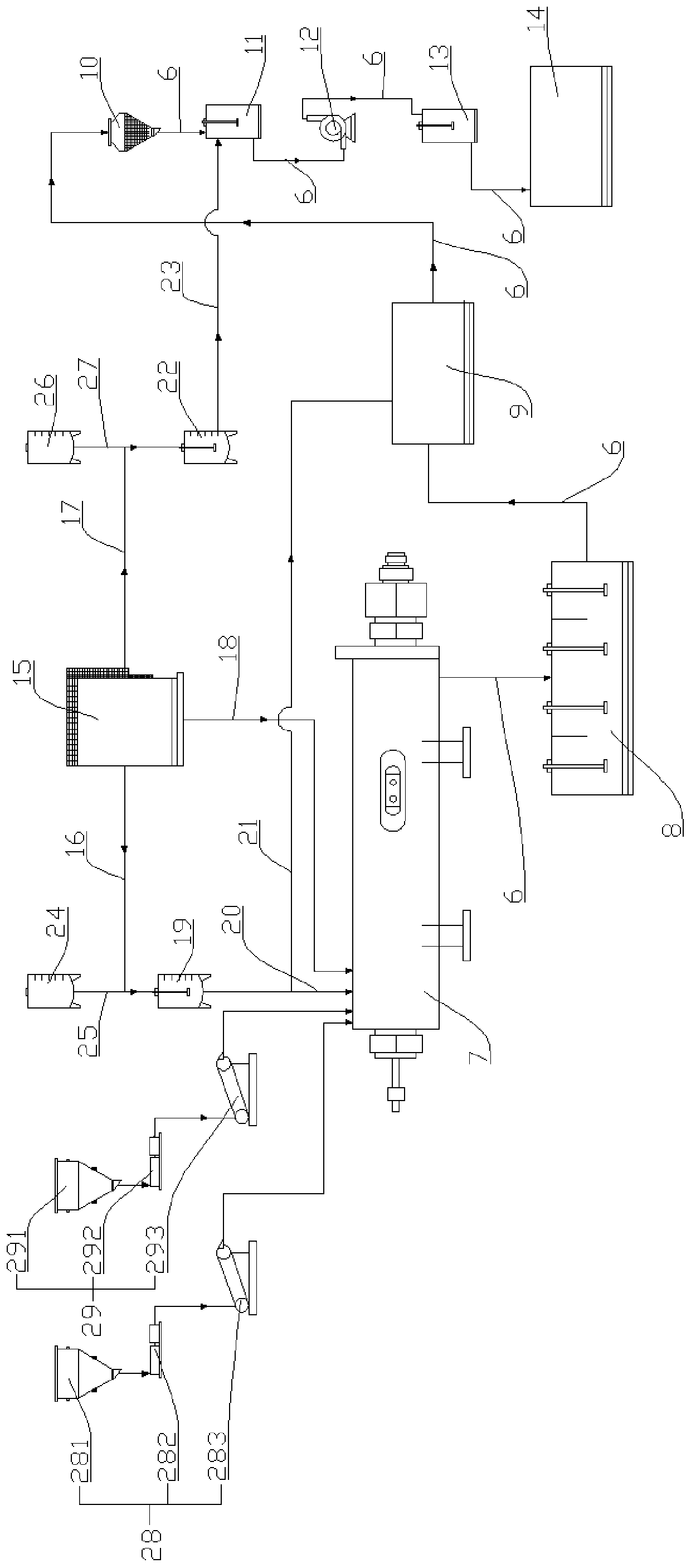 Biomass coal water slurry prepared by combining phenolic wastewater and biomass charcoal, and production method and production system for biomass coal water slurry