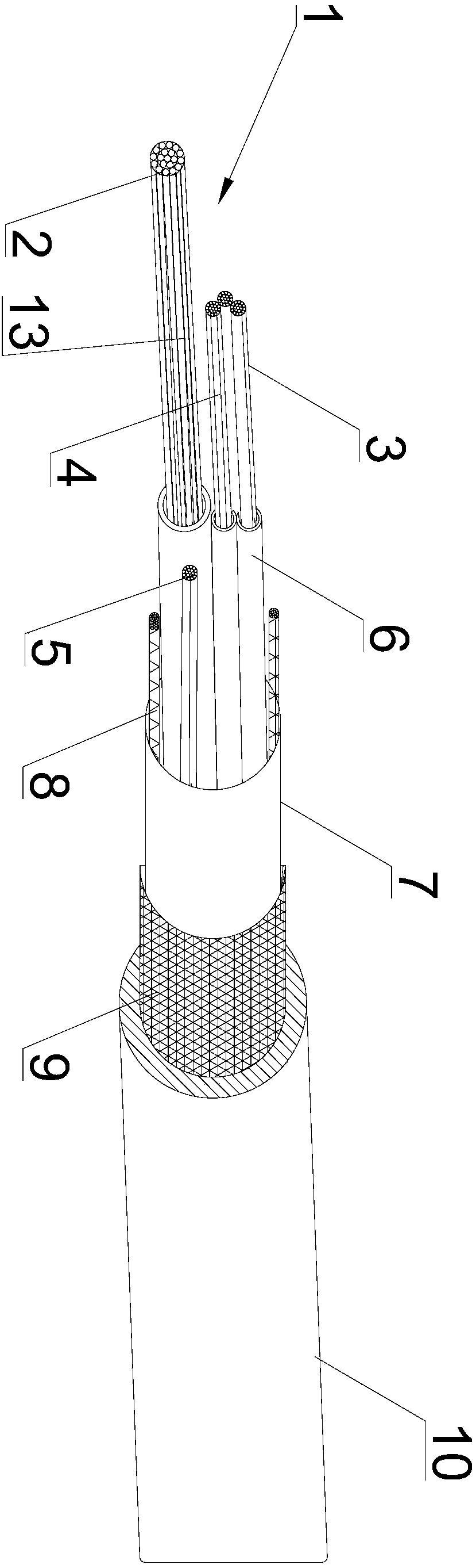 Bending-resistant wire